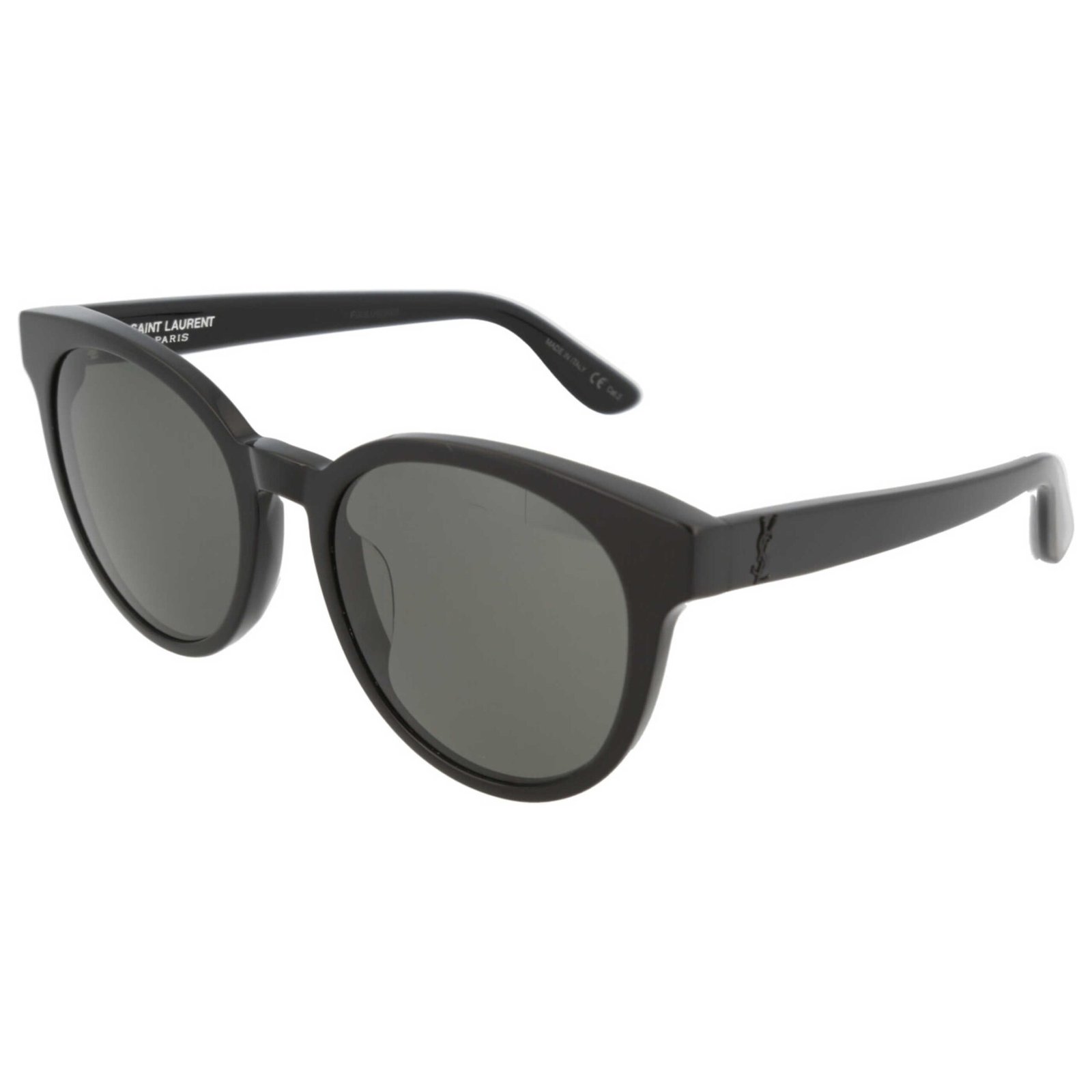 YSL Black Round Sunglasses