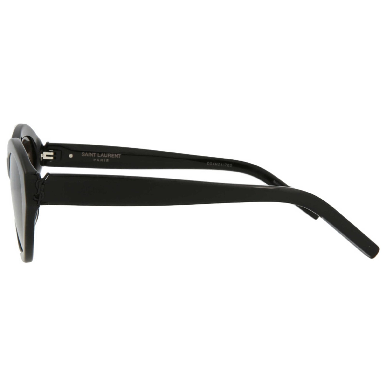 YSL Black Oval Sunglasses - Image 3