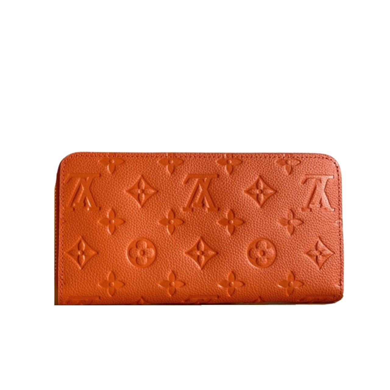 LOUIS VUITTON ZIPPY WALLET ORANGE 19CM