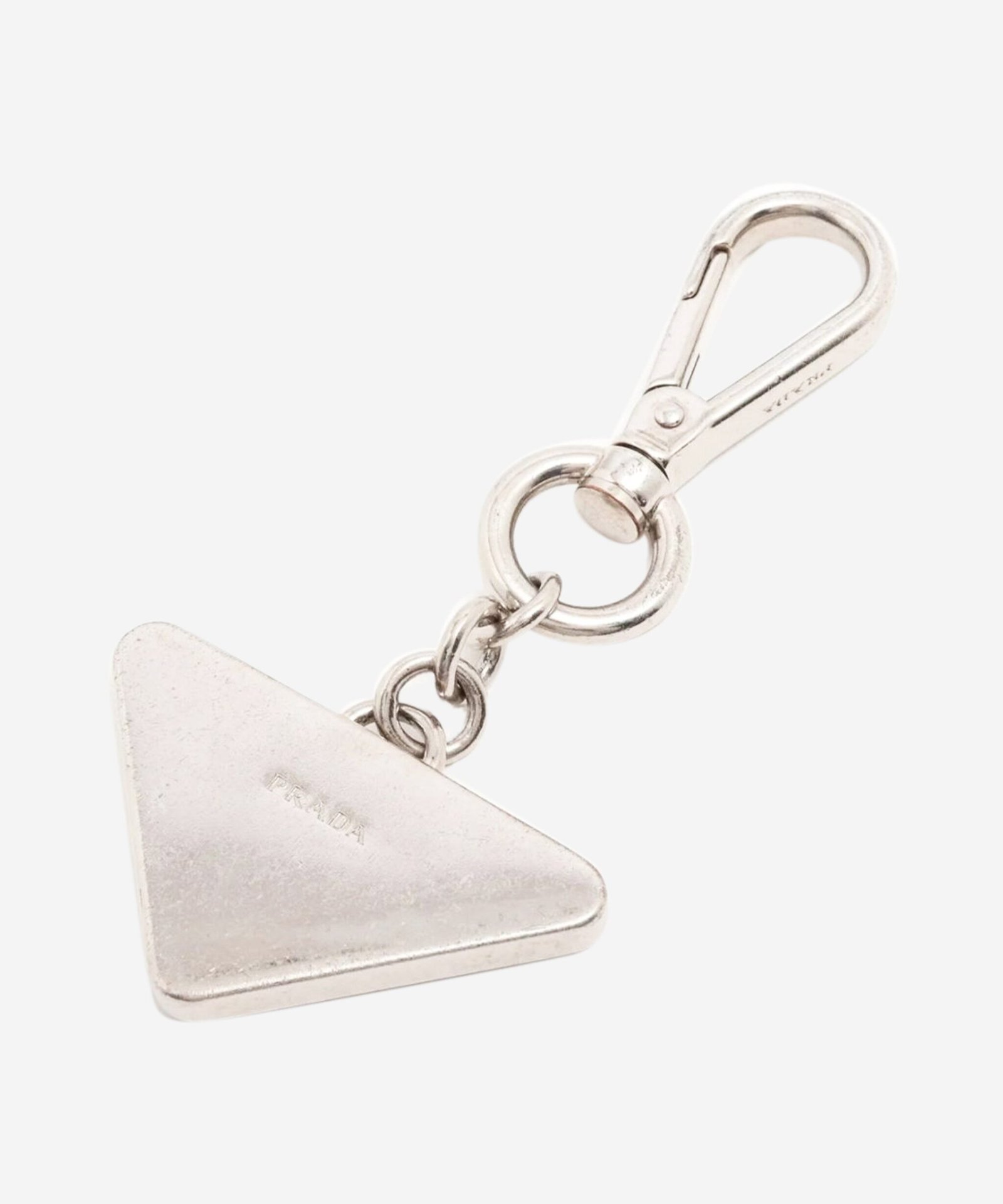 Alternative view of Prada Black Triangle Keychain