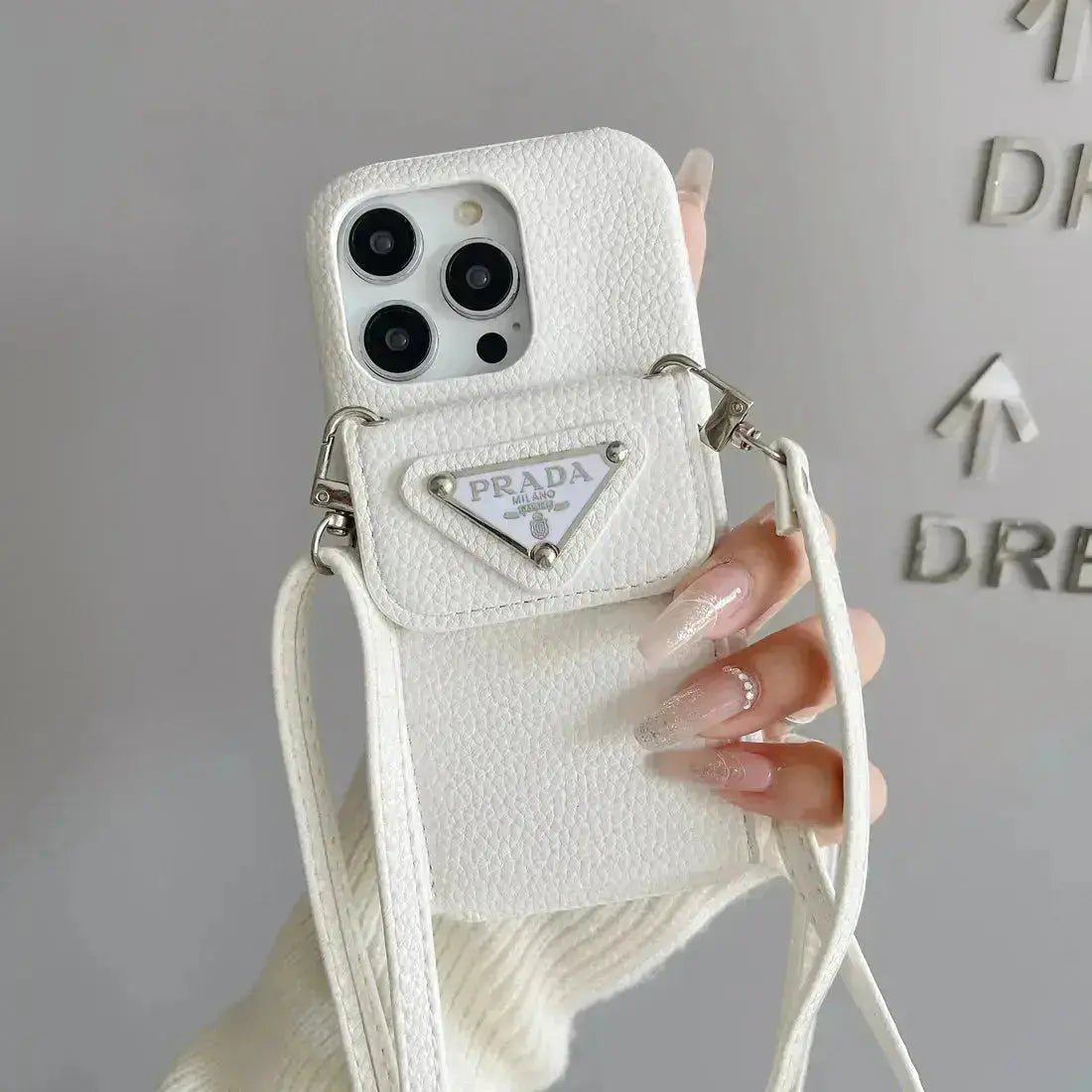 Le Noir Prada iPhone 17 Pro Max Case With Strap Crossbody - Image 12
