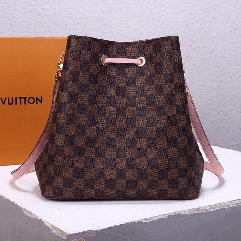 Louis Vuitton Noe MM Pink Damier Bucket - Image 5