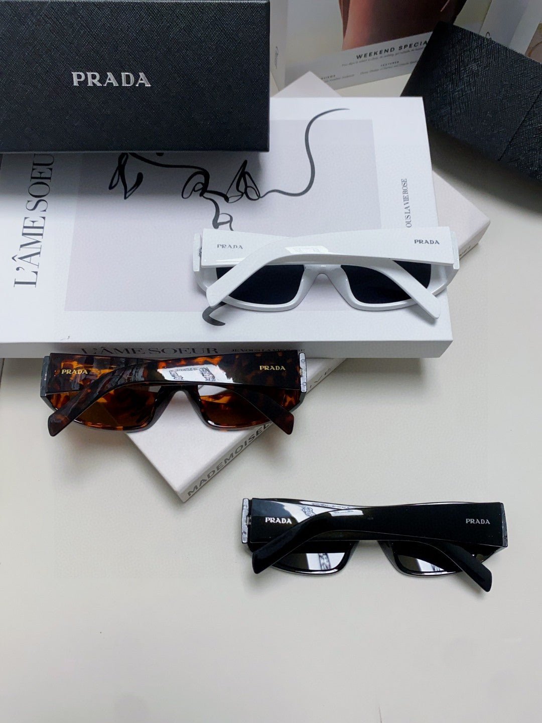 Alternative view of Prada Thick Frame Shades Sunglasses