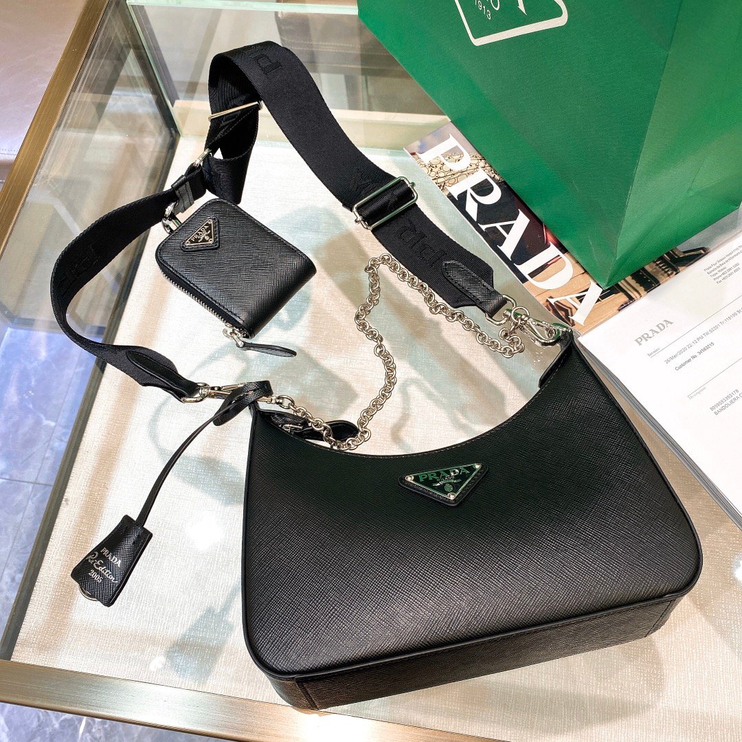 Prada Re-Edition 2005 Saffiano Leather Bag - Image 3