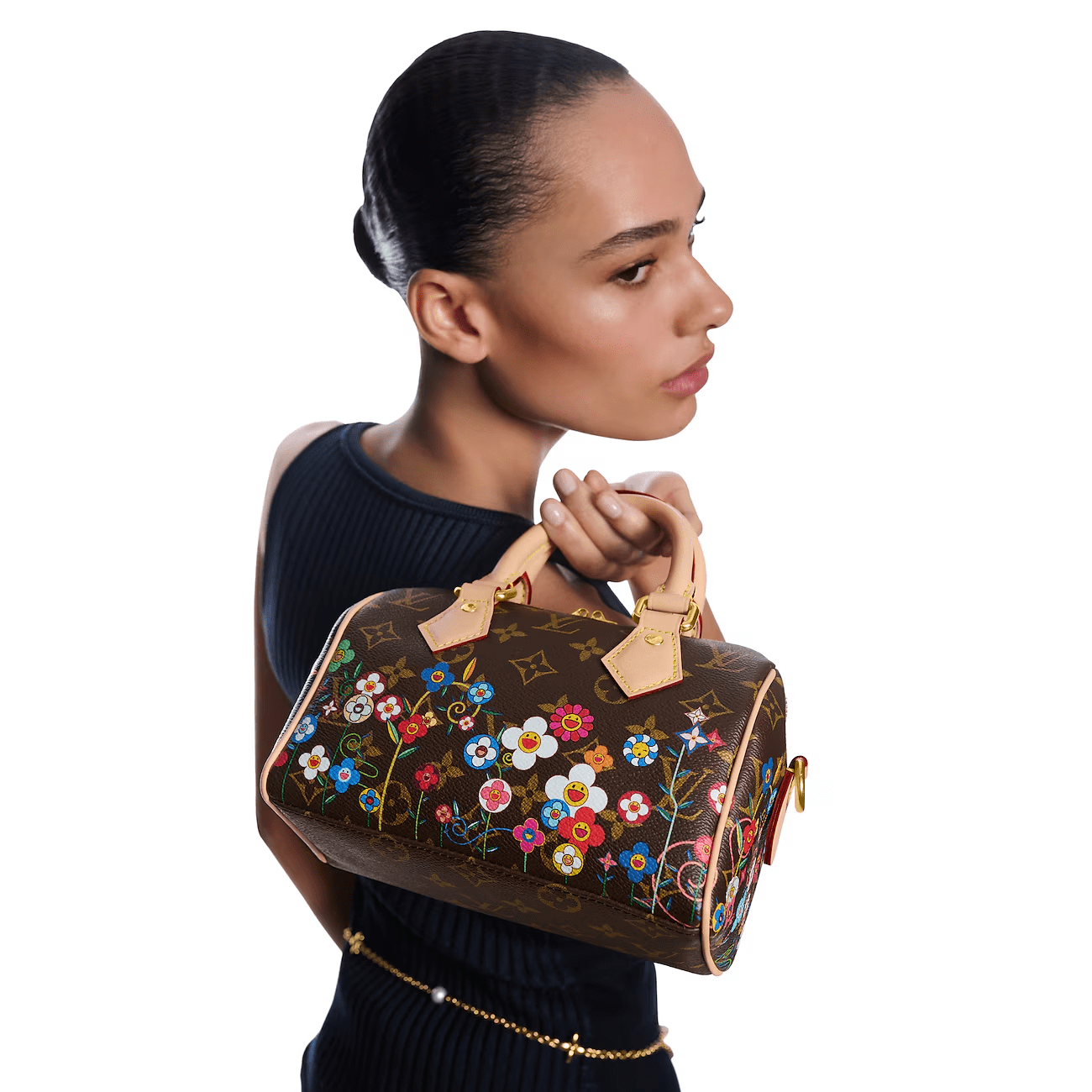Alternative view of Louis Vuitton x Murakami Speedy 20 Floral