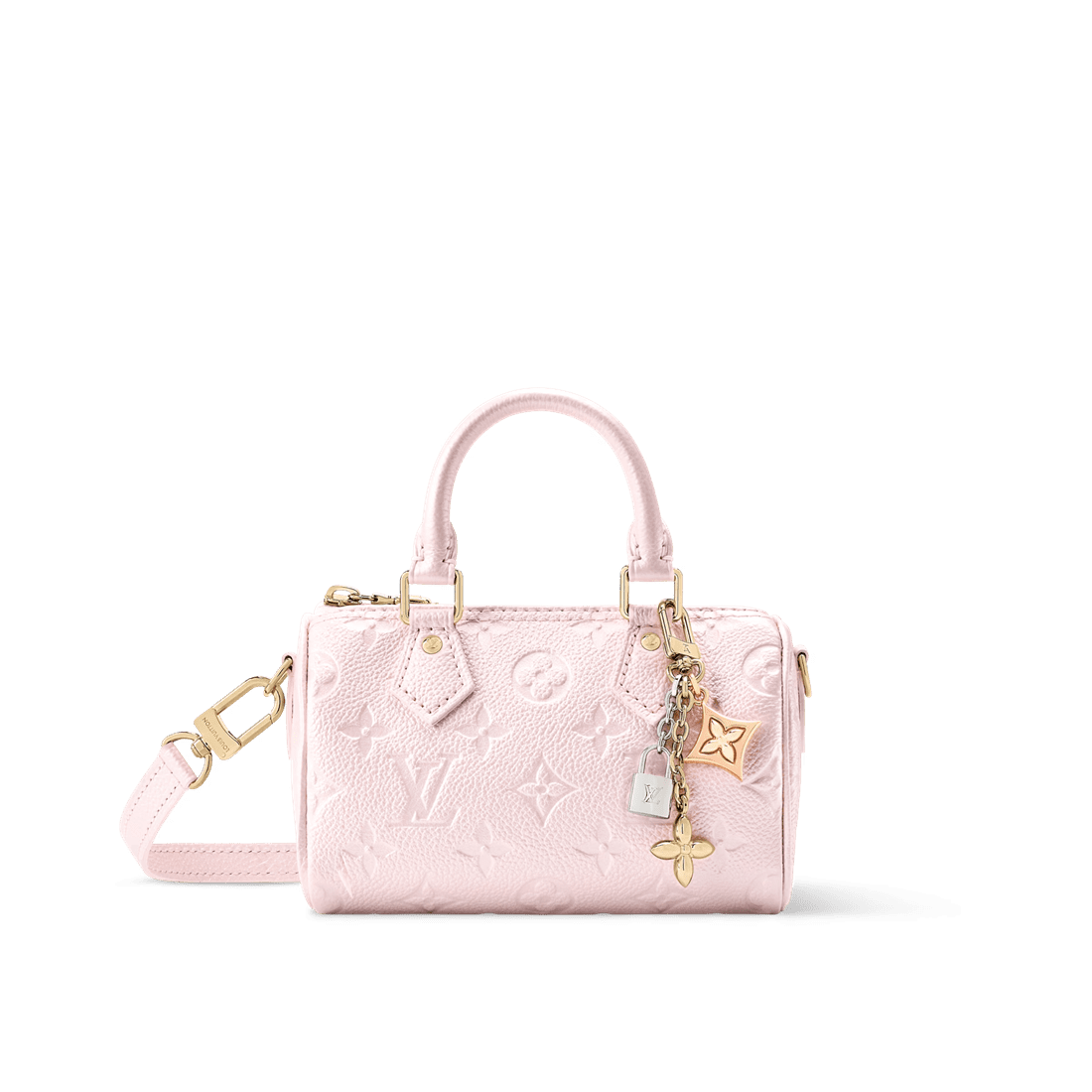 Louis Vuitton Nano Speedy Snowy Pearl