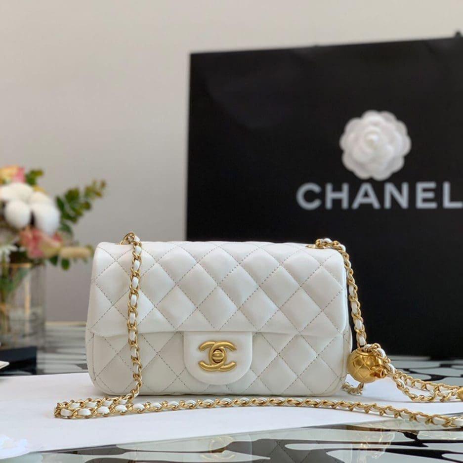 Alternative view of Chanel Pearl Crush Mini Rectangular Flap Bag as1787