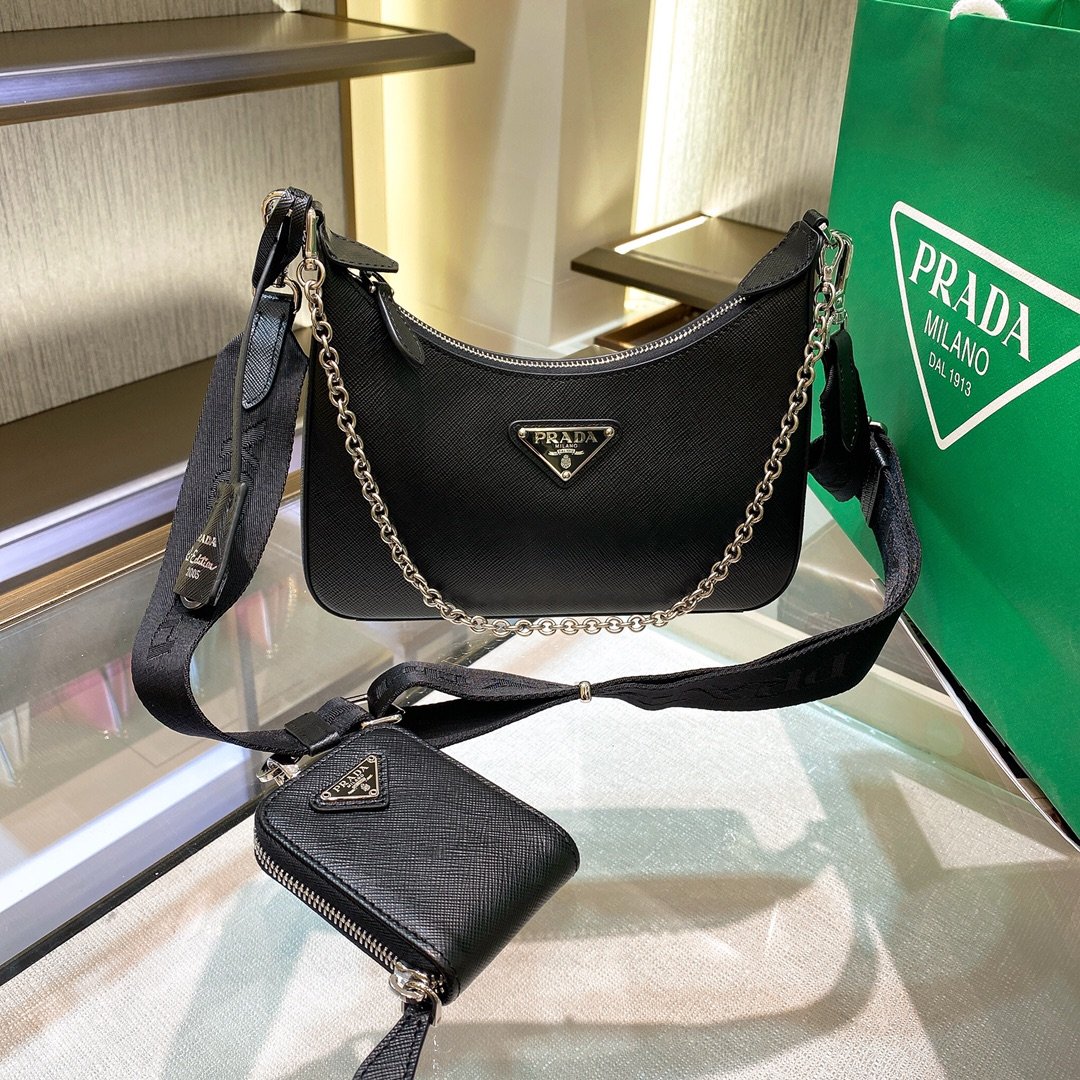 Prada Re-Edition 2005 Saffiano Leather Bag - Image 2