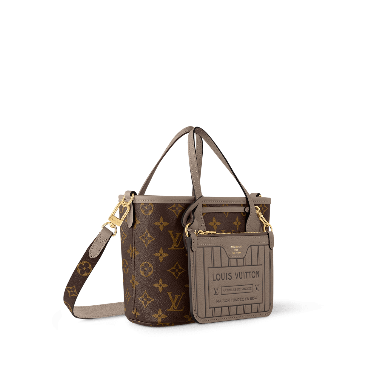 Alternative view of Louis Vuitton M12109 Neverfull Bandoulière Inside Out BB
