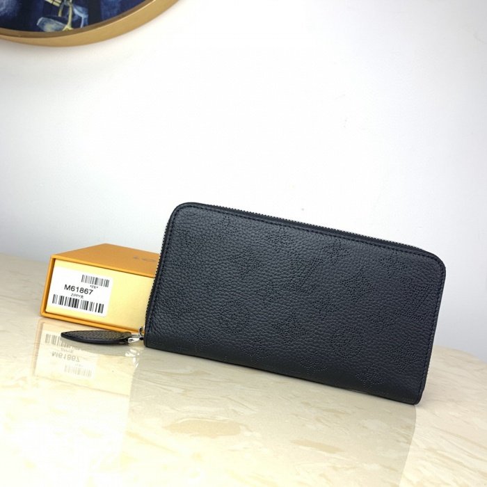 LOUIS VUITTON ZIPPY WALLET BLACK M61867 - Image 9