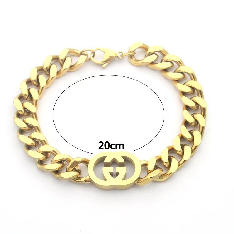 GB01 Letter gold-plated bracelet jewelry - Image 5