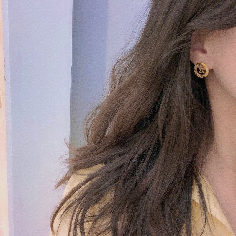 Alternative view of LV Monogram Circle Earrings