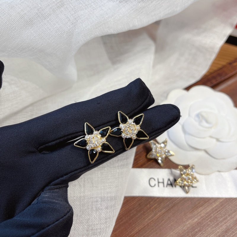 Chanel Hollow Crystal Star Two-Tone - Image 9
