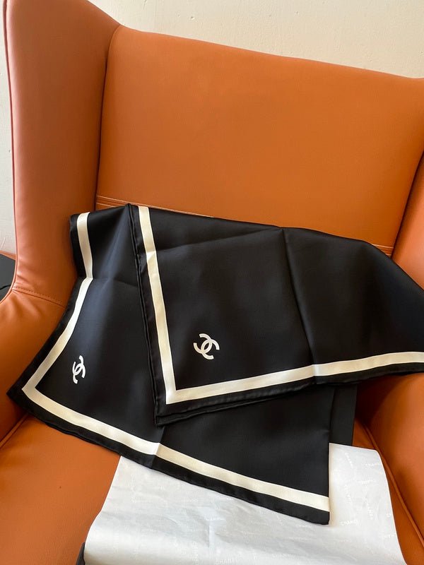 XCC50 Silk satin 90-90CM scarf - Image 6