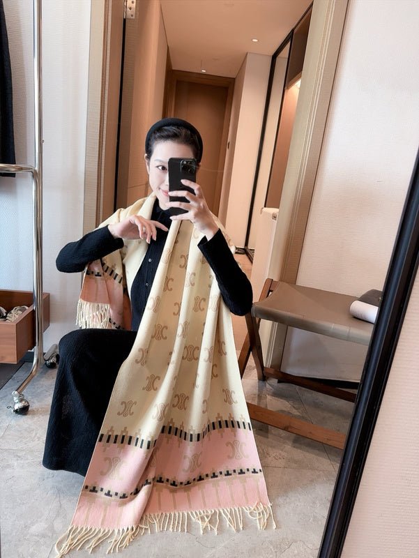 CSC8 Cashmere blend 65-180CM Scarf - Image 9