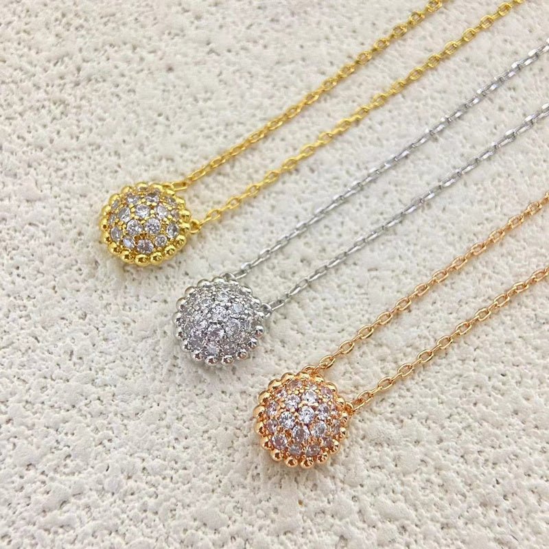 VCA Round Full Diamond Candy Pendant Necklace - Image 6