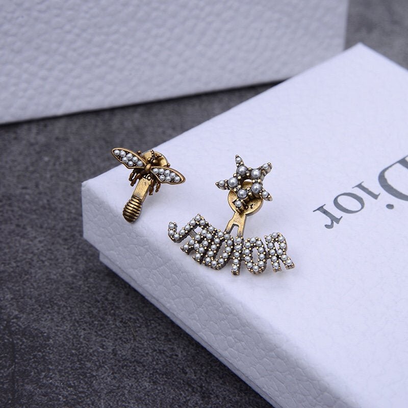 Dior Vintage Pearl J'ADIOR Star Earrings - Image 7