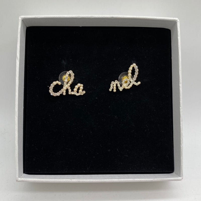 Alternative view of CHANEL Script Crystal Logo Hair Clip Barrette