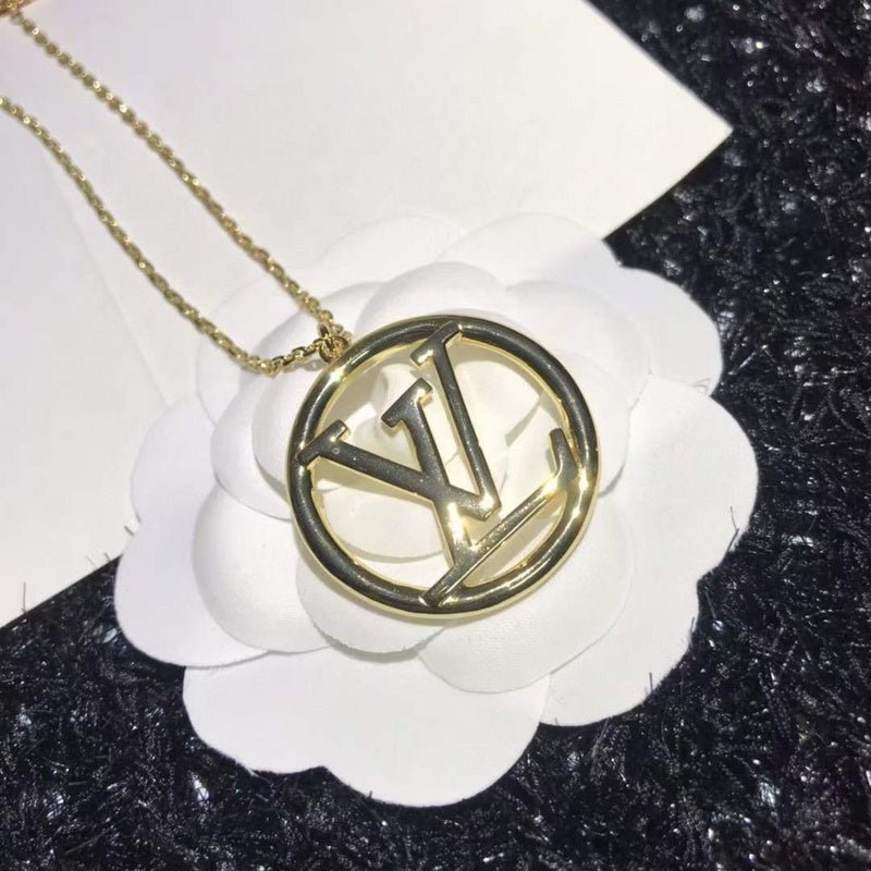 LV Open Logo Hoop Sophisticated Earrings - Image 9