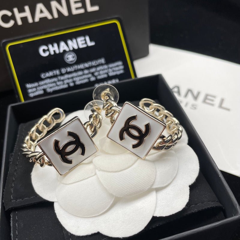Chanel Square Double C Chain Dangle - Image 5