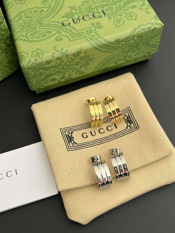 GUCCI Web Stripe Jewelry Set - Image 7