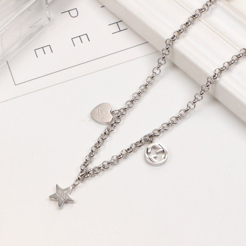 Alternative view of GCN12 Necklace copper plating gold Jewelry