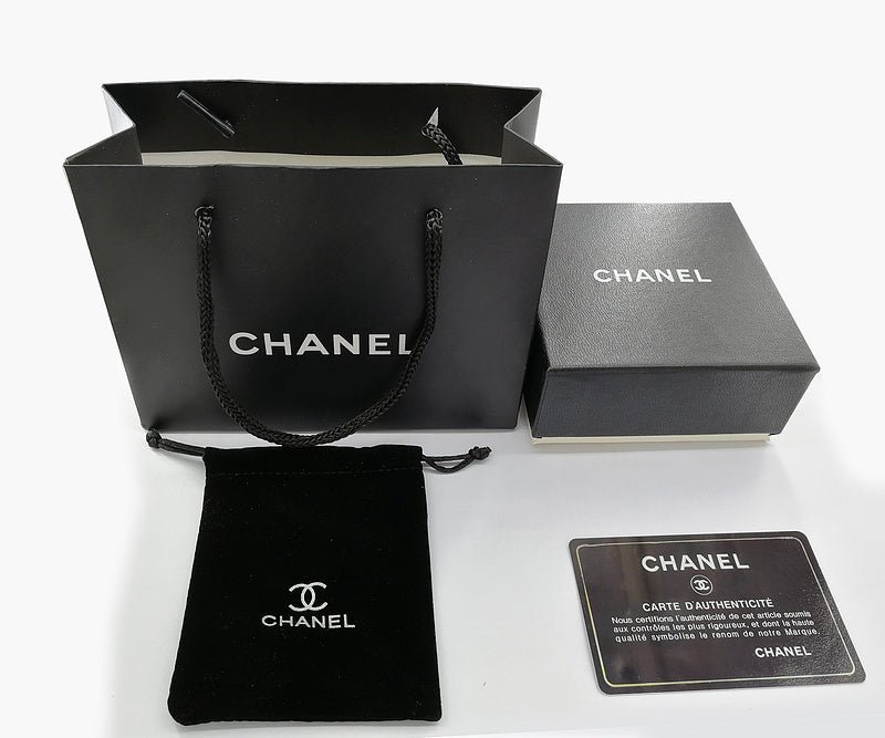 Alternative view of Chanel Three-Tone Metal Pearl CC Pendant Necklaces