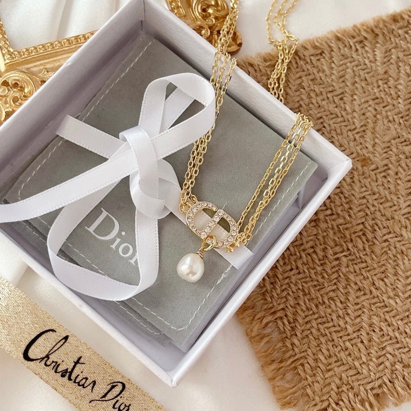 Alternative view of Dior Layered CD Pearl Choker