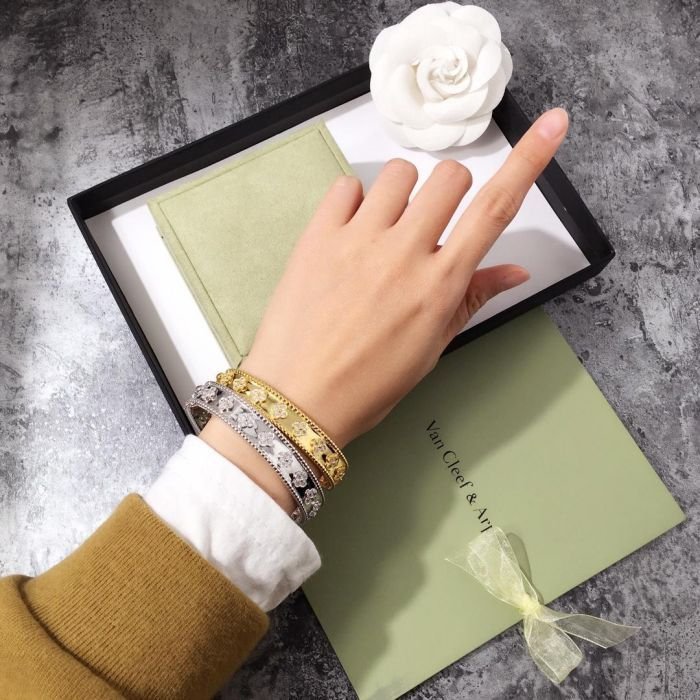 VAB7 V gold, kaleidoscope bracelet VAC bracelet for women about 19 cm will not fade - Image 7