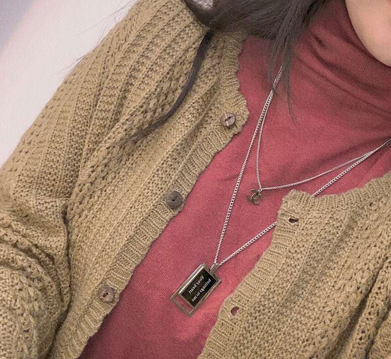 Chanel Two-Tone Rectangular Tag - Image 3