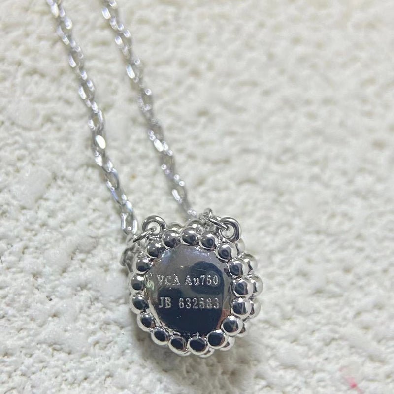 VCA Round Full Diamond Candy Pendant Necklace - Image 5