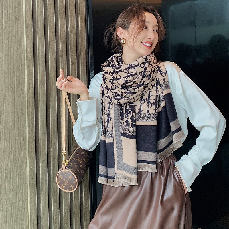 DSC1 Cashmere blend 65-180CM Scarf - Image 7