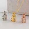 Chanel Inlaid Crystal Perfume Bottle Pendant