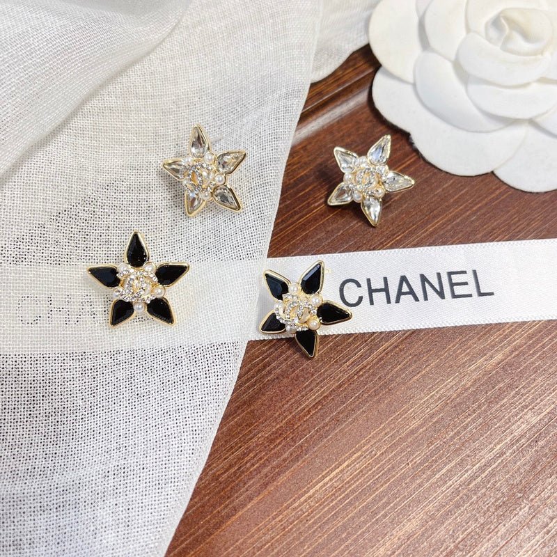 Chanel Hollow Crystal Star Two-Tone - Image 7