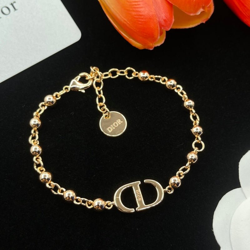 Dior Beaded CD Logo Bracelet