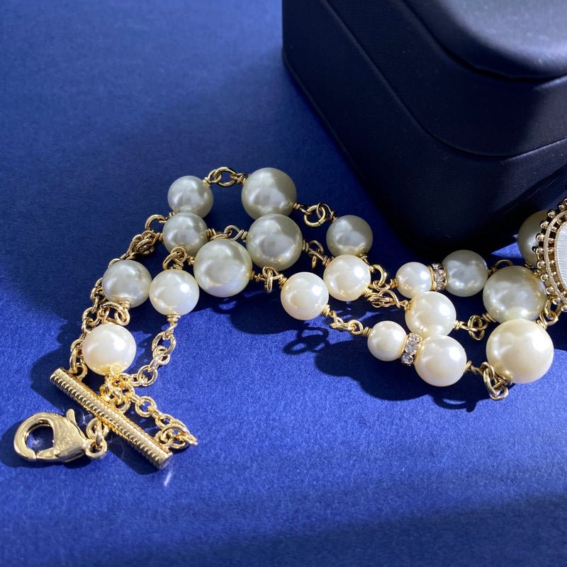 Chanel Gold Multi-strand Pearl - Image 4