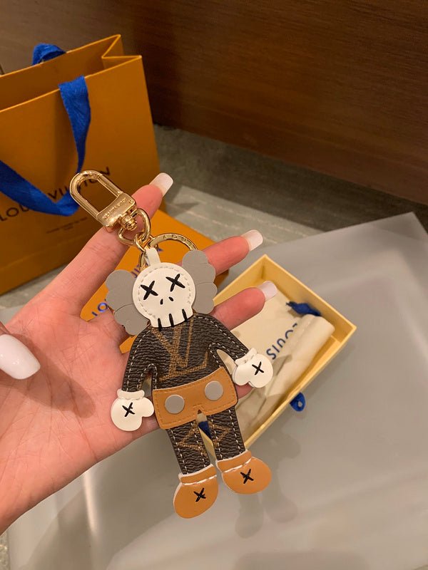LV Body And Kaws-Inspired Doll Keychain - Image 4