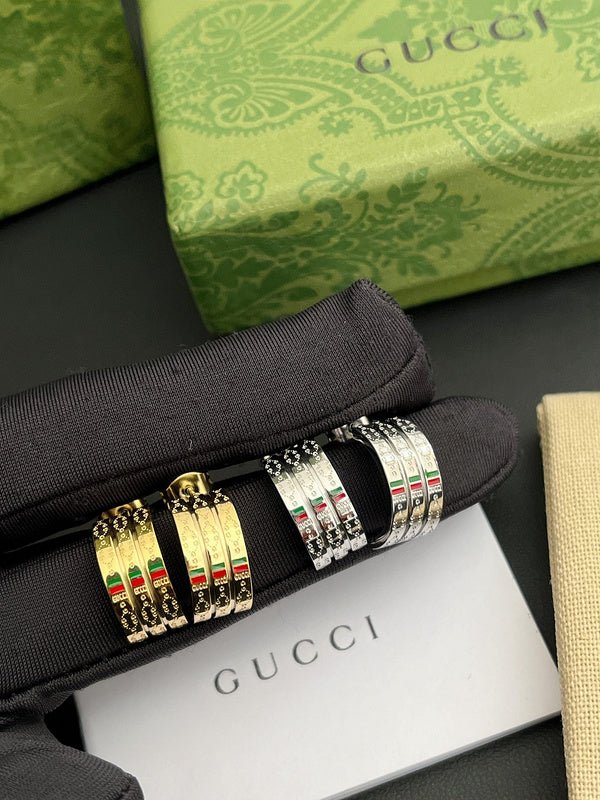 GUCCI Web Stripe Jewelry Set - Image 4