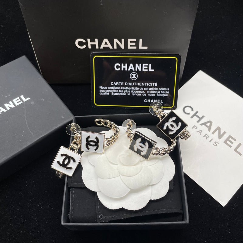 Chanel Square Double C Chain Dangle - Image 6