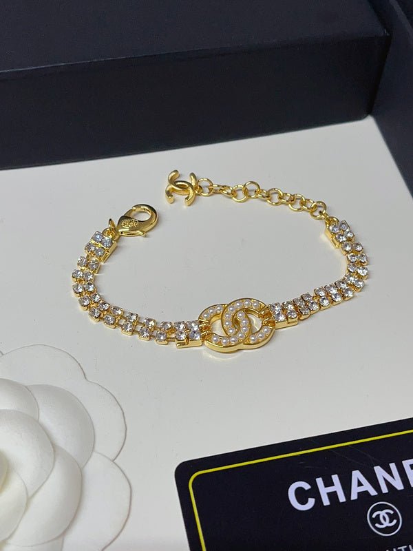 Chanel Tennis Chain Double C Choker - Image 3