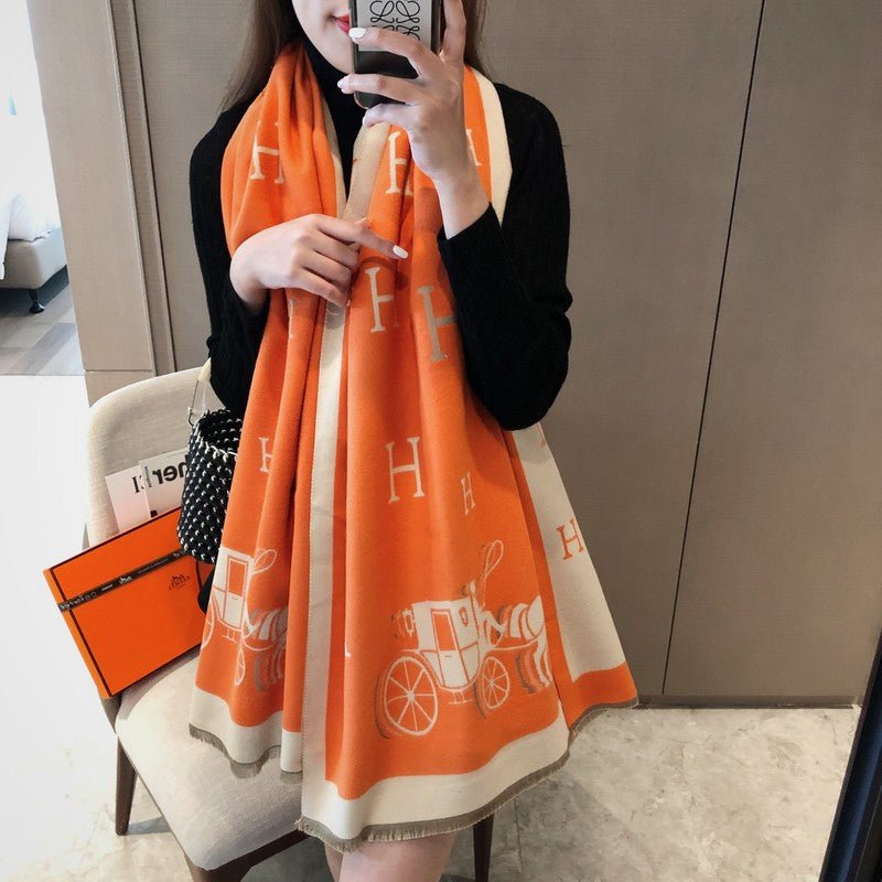 XHC2 cashmere blend 65-180CM Scarf - Image 6