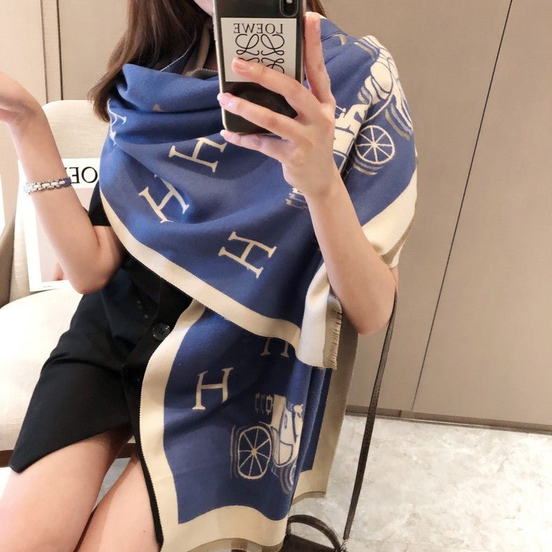XHC2 cashmere blend 65-180CM Scarf - Image 10