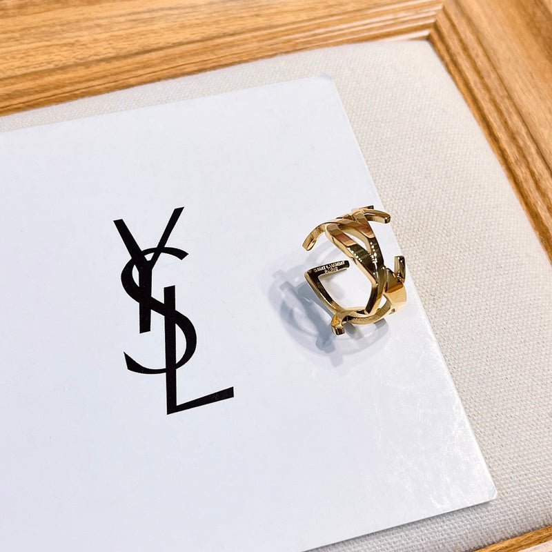 YSL Open Logo Ring Luxury - Image 3