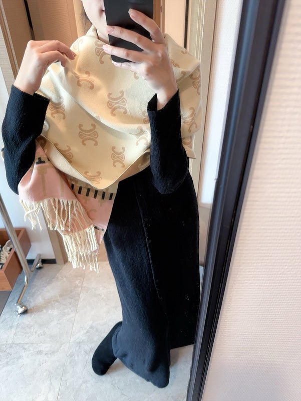 CSC8 Cashmere blend 65-180CM Scarf - Image 11