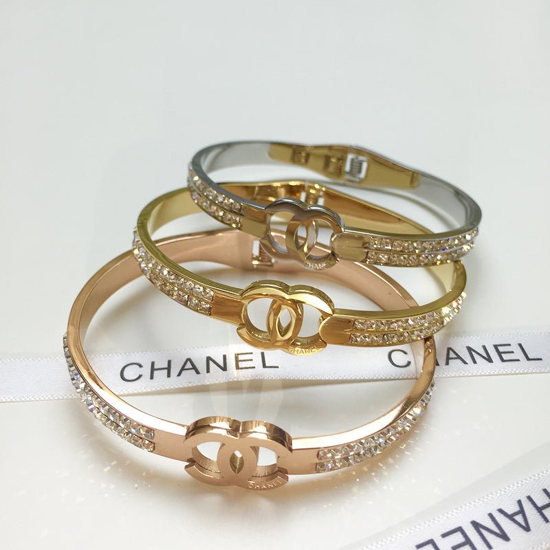 Chanel Double Row Crystal Edge Multi- - Image 4
