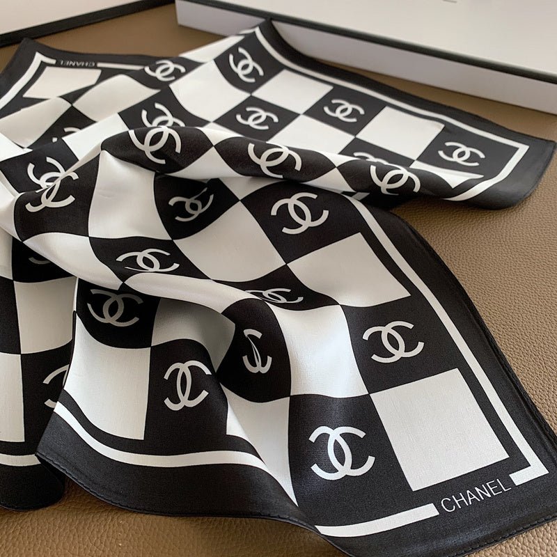 CSC7 Silk cotton 70-70CM scarf - Image 7