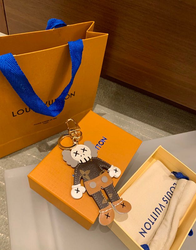 LV Body And Kaws-Inspired Doll Keychain - Image 6