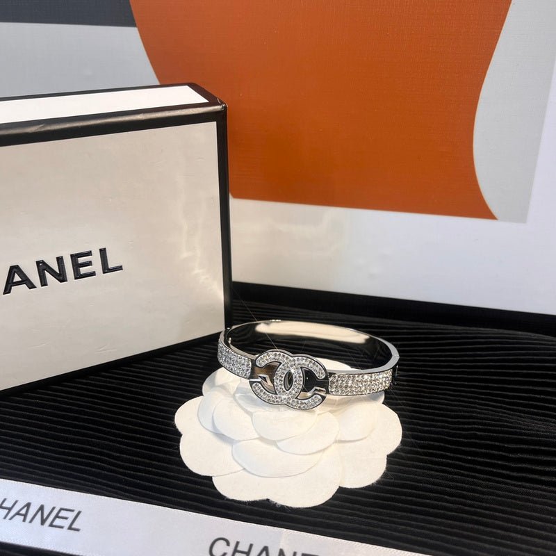 Chanel Two-Tone Full Crystal CC - Image 4