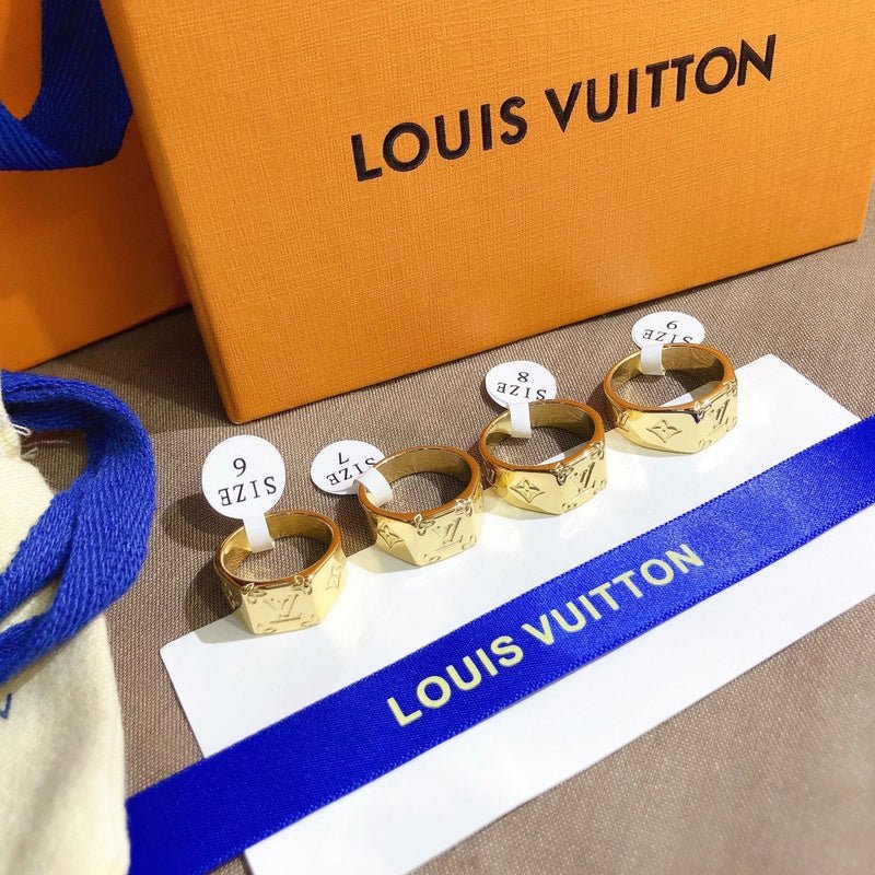 LV Engraved Monogram Mellow Ring - Image 6