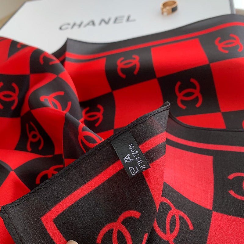 CSC7 Silk cotton 70-70CM scarf - Image 8